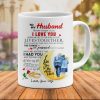 To My Husband Never Forget That I Love You To The Moon And Back Mug - Couple Cups- Anniversary Gifts- Funny Cup Gift