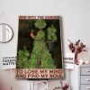 Cannabis Into The Forest – And Into The Garden To Lose My Mind 0.75 & 1.5 In Framed Canvas - Home Living, Wall Decor, Canvas Wall Art