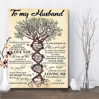 To My Husband I'd Tell You I Love You Canvas - 0.75 & 1.5 In Framed- Home Living - Wall Decor, Canvas Wall Art