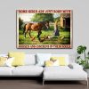 Girl Love Horses Chickens Some Girl Just Born With Horses And Chickens In Their Souls canvas- 0.75 In & 1.5 In Framed -Wall Decor, Wall Art