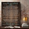 To My Mom And Dad How Could We Possibly Thank You Enough Canvas- 0.75 & 1.5 In Framed - Home Living- Wall Decor, Canvas Wall Art