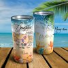To My Daughter I Love You Turtle Sea Personalized Tumblers - Daughter Cups, Daughter Mugs, Best Gift for Daughter