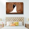 For My Daughter Will Gain A Loving Husband Daughter And Son In Law Canvas - Wedding Gifts- 0.75 & 1.5 In Framed -Wall Decor, Canvas Wall Art