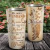 Personalized My Angel Husband My Mind My Heart My Soul Knows You Are At Peace Stainless Steel Tumbler- Travel Mug - Birthday Gift Ideas