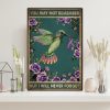 You May Remember But Will Never Forgot Hummingbird Canvas- 0.75 & 1.5 In Framed Canvas - Home Wall Decor, Wall Art