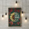 In A World Full Of Roses Be A Sunflower Canvas - 0.75 & 1.5 In Framed Canvas - Wall Decor, Canvas Wall Art