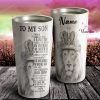 Lion To My Son Never Forget That I Love You This Old Lioness Stainless Steel Tumbler- Travel Cup, Cup for Son, Best Gift fof Son From Mother