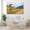 Personalized Mountain Multi-Names Premium Canvas -Street Signs Customized With Names- 0.75 & 1.5 In Framed -Wall Decor, Canvas Wall Art