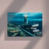 Kermorvan Lighthouse Multi-Names Canvas - Family Street Signs Customized With Names- 0.75 & 1.5 In Framed -Wall Decor, Canvas Wall Art