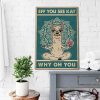 Llama Eff You See Kay Why Oh You Canvas Wall Art - 0.75 & 1.5 In Framed -Wall Decor, Canvas Wall Art