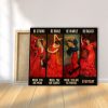 Beautiful Latin Girls – Be Strong When You Are Weak, Be Brave When You Are Scare 0,75 and 1,5 Framed Canvas - Home Decor- Canvas Wall Art