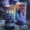 To My Dad - Dad Hero Galaxy- Dad and daughter - Personalized Tumbler- Father's Day Gift, Dad Cup, Best Dad Gift