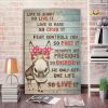 Donkey Life Is Short So Live It Canvas - 0.75 & 1.5 In Framed Canvas - Home Wall Decor, Wall Art