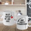 Luck Fisherman Best Catch His and Hers Matching Mugs-Couple Mugs- Couple Coffee Cups- Dad and Mom Gift- Gift for Anniversary- Wedding Gift