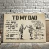 From Son To My Dad Firefighter It’s Not Easy To Raise A Child Army Solider Canvas 0.75 & 1.5 In Framed Canvas - Wall Decor,Canvas Wall Art