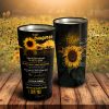 To My Daughter Tumbler- Sunflower Personalized Mugs - Daughter Gift- Best Gift for Daughter