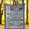 To My Wife Blanket, Wife blanket, Love Your Husband Blanket, Love letter blanket, Christmas 2020 Blanket, Christmas Gift, Wife gift