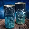 To My Dad - Heart Galaxy - Personalized Tumbler- Father's Day Gift, Dad Tumbler, Dad Cup, Best Dad Gift