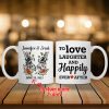 Personalized Skeleton To Love Laughter And Happily Ever and After With Names Mug- Anniversary Gifts- Best Cup Gift
