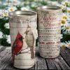 Personalized Cardinal Birds- To My Husband In Heaven Stainless Steel Tumbler- Couple Mugs- Travel Mug - Birthday Gift Ideas