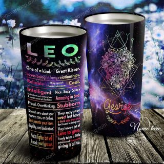 Personalized Zodiac Loves Being In Long Relationships - Astrology Sign Gift, Stainless Tumbler