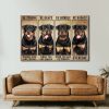 Rottweiler-Be Strong When You Are Weak, Be Brave When You Are Scared 0.75 & 1.5 In Framed Canvas Wall Art