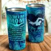 Swim Mom Job Description Personalized Tumbler- Mother's Day Gift, Mom Tumbler, Mom Cup, Best Mom Gift