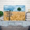 Barley Garden Multi-Names Canvas - Family Street Signs Customized With Names- 0.75 & 1.5 In Framed -Wall Decor, Canvas Wall Art