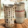 Chicken Knowledge Stainless Steel Tumbler - Best Gifts for Chicken Lovers - Chicken Travel Mug