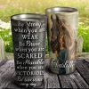Personalized Horse Be Strong Be Brave Be Humble Be Awesome Everyday Stainless Steel Tumbler- Travel Mug - Birthday Gift Ideas