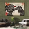 Personalized Girl Loves Dachshund – You Are Not Just A Dog, You Are My Sanity 0.75 & 1.5 In Framed Canvas - Home Decor, Canvas Wall Art