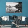 Personalized Lake View 0.75 & 1.5 In Framed Canvas -Street Signs Customized With Names - Wall Decor,Canvas Wall Art