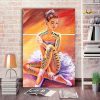 Ballet Girl I Am Enough Woman Loved Ballet Canvas- 0.75 & 1.5 In Framed Canvas - Home Wall Decor, Wall Art
