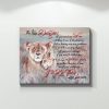 Lion To My Daughter If You Need Me I'll Be There Canvas - 0.75 In & 1.5 In Framed -Wall Decor, Canvas Wall Art