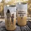 Custom Hunting Partners Personalized Tumbler 20oz Gifts For Hunting Lovers- Birthday Gift, Cup for Son, Best Son Gift