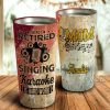 I'm Not Retired Singing Karaoke Is Hard Work- Band Mom Personalized Tumbler- Mother's Day Gift, Mom Tumbler, Mom Cup, Best Mom Gift
