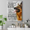 Old German Shepherd Dog Never Forget Who You Are Canvas 1,5 In Framed Canvas  -Best Gift for Halloween -Wall Decor