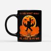 Halloween Bigfoot On A Dark Desert Highway Cool Wind In My Hair - Black Mug- Halloween Coffee Mug- Halloween Gifts