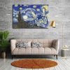 French Bulldog Starry Night 1,5 Framed Canvas - Best Gift For Pet Lovers -Wall Decor, Canvas Wall Art