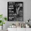 English Bulldogge Look Right Beside You And I’ll Be There 1,5 In Framed Canvas  -Best Gift for Halloween -Wall Decor