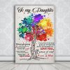 To My Daughter I Can Promise To Love You For The Rest Of Mine Love Mom 0,75 and 1,5 Framed Canvas - Gifts Ideas- Home Decor- Canvas Wall Art