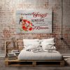 It’s Hard To Forget Someone Who Gave You So Much To Remember Cardinal Poppies 0.75& 1,5 Framed Canvas - Home Living- Wall Decor