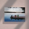 Personalized Sunset and Lake You And Me We Got This 0.75 and 1,5 Framed Canvas -Customized With Names- Home Living- Wall Decor
