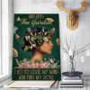 And Into The Garden I Go To Lose My Mind And Find My Soul 1,5 Framed Canvas - Home Decor- Canvas Wall Art