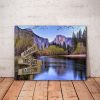 Personalized Half Dome Near Sunset Multi-Names 0.75 and 1,5 Framed Canvas - Street Signs Customized With Names- Home Living- Wall Decor
