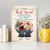 Personalized To My Best Friend 0.75 & 1,5 Framed Canvas - Bestie Gifts - Christmas Gifts for Bestfriend- Canvas Wall Art - Home Decor