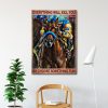 Everything Will Kill You So Choose Something Fun Colorful Horse Racing 0.75 & 1,5 Framed Canvas -Gift Ideas - Home Living -Wall Decor