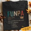 Personalized Funpa Definition Funny Shirt, Custom Grandkid's Names, Funny Grandpa Shirt, Gift For Grandpa, Family Shirt, Family Gift