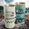 Personalized Reel Cool Grandpa Vintage Funny Tumbler, Better To Make At The Lake, Best Gift For Grandpa, Fishing Tumbler, Travel Mug