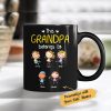 Personalized This Grandpa Belongs To Kids' Name Coffee Mug, Grandpa Gift, Dad Grandpa Mug